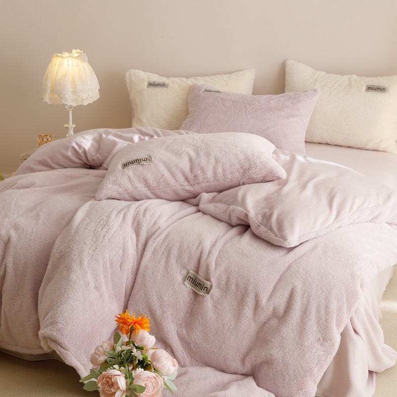 Mm vitality rabbit velvet-purple purple