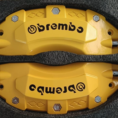 Color Change, Car Modification, Brake caliper cover - yellow-pair