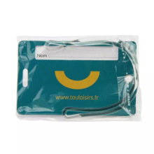 0.76毫米硬PVC行李牌PVC材质行李吊牌厂家