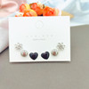 Small design set, earrings, accessory, trend of season, 2021 collection, simple and elegant design