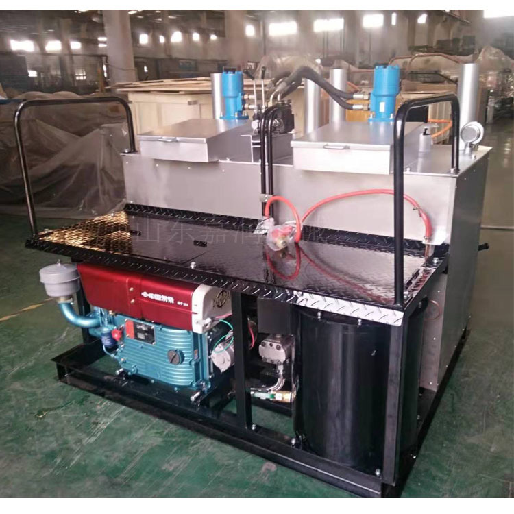 1200L 液化气热熔釜 燃料划线一体机  油气两用热熔釜