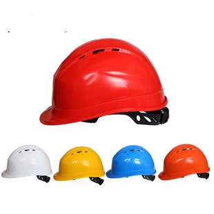 Safety Helmet Construction Site Men's National Standard Thickeneded Fiberglass Helmet Engineering Construction Leader Breathable Work Hat Manufacturer Customized