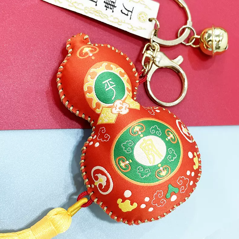 厂家制作葫芦锦囊空袋送礼佳品香囊平安祈福袋中式香包挂脖御守