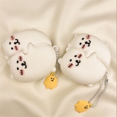 可爱拥抱自嘲熊适用airpods1/2代苹果无线耳机套pro/新3代新4代
