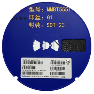 SMD triode MMBT5551 G1 SOT-23 large chip foot 600mA NPN transistor 2N5551