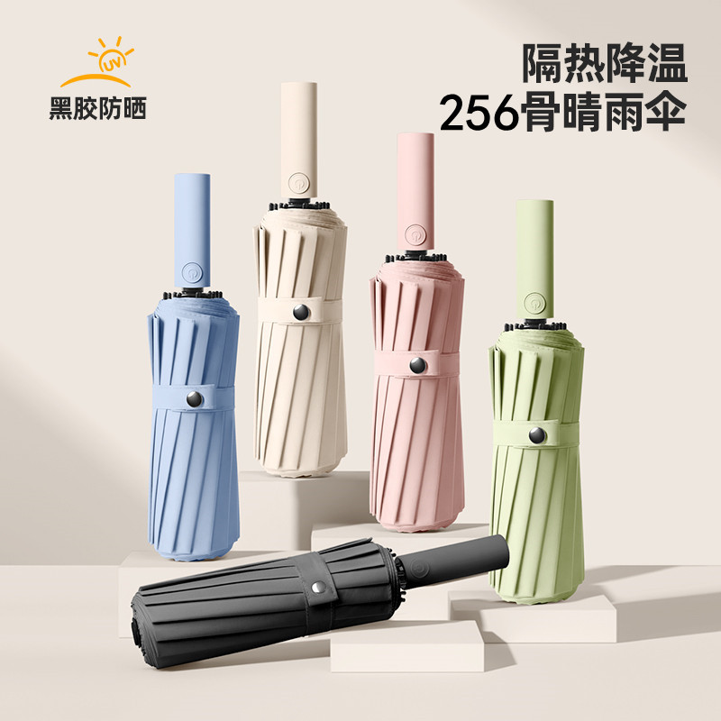 超大太阳伞60骨大号雨伞加固加厚抗风晴雨两用女遮阳伞工厂批发|undefined