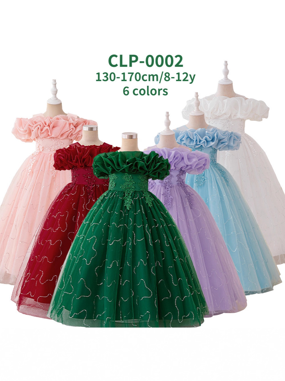 2026 nuevo vestido de niñas vestido de piano vestido vestido de fiesta de cumpleaños vestido vestido vestido de princesa bordada cadena de cuentas