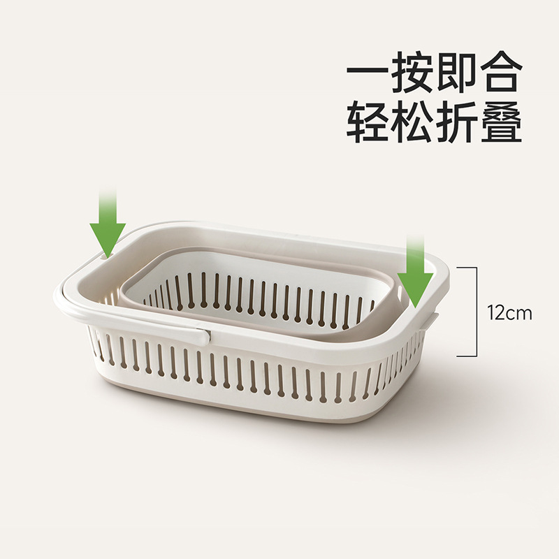 FaSoLa脏衣篓家用浴室大容量脏衣服大号收纳筐可手提可折叠脏衣篮|undefined