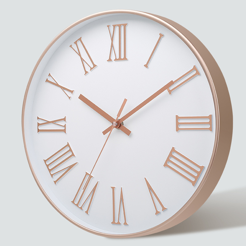 [12 pulgadas 30cm] Reloj de pared mudo moda creativa hogar sala de estar estéreo digital simple reloj al por mayor