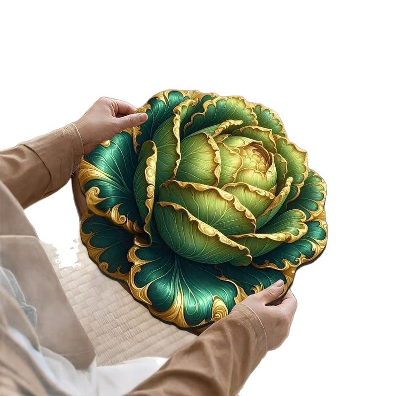 3D立体白菜硅藻泥沥水垫咖啡机吸水速干杯垫厨房餐垫防烫现货批发|undefined