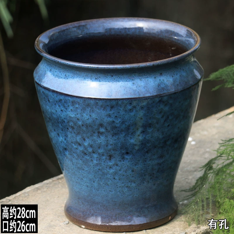 Breathable high boots, ceramic big flowerpot