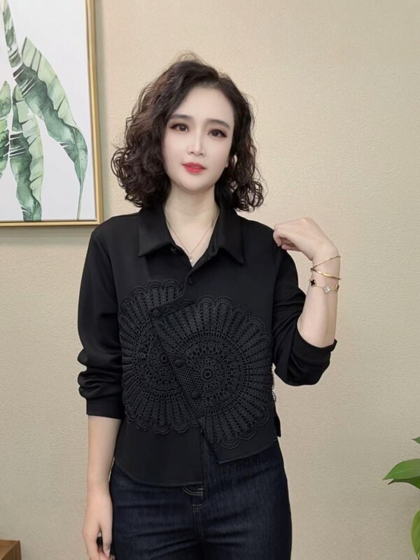 新款气质通勤衬衫女长袖显瘦洋气上衣秋装小衫|undefined