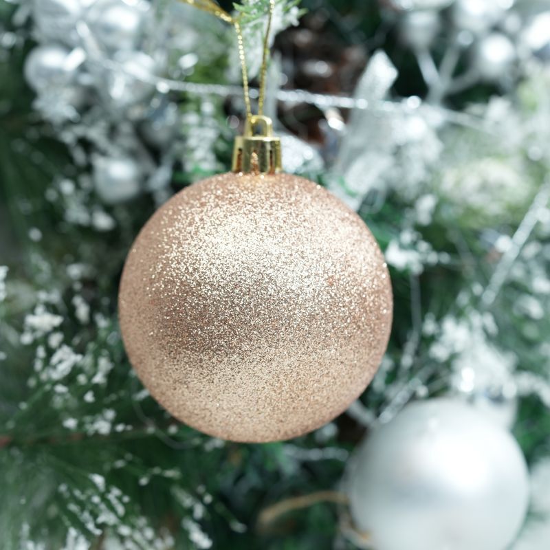 クリスマス装飾ボール粉球3cm-60cmプラスチックボールクリスマスツリー装飾ボールペンダント店吊り天井装飾|undefined