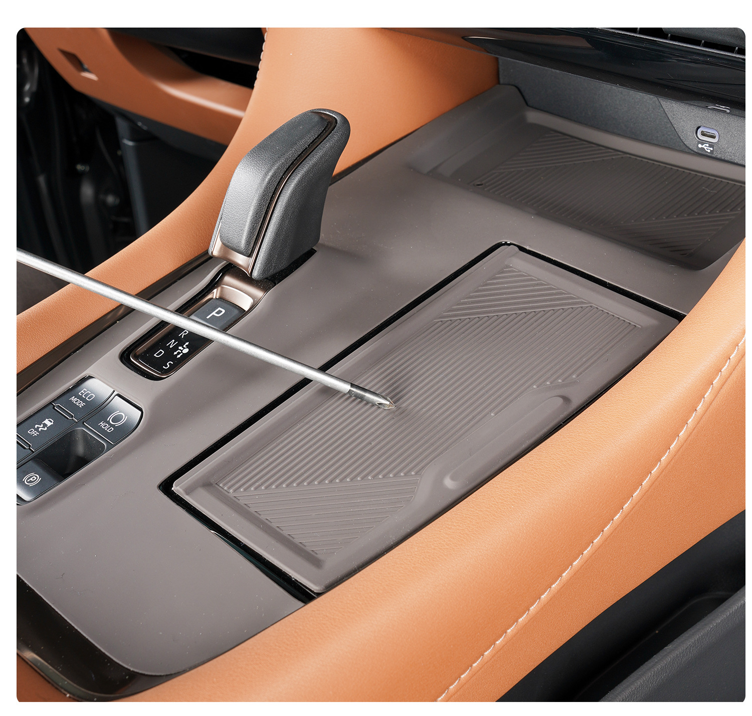 Suitable for 40 Series Alfa Central Control Gear Silicone Pad Alphard Wilfa Wireless Charging Protection Anti-Slip Pad