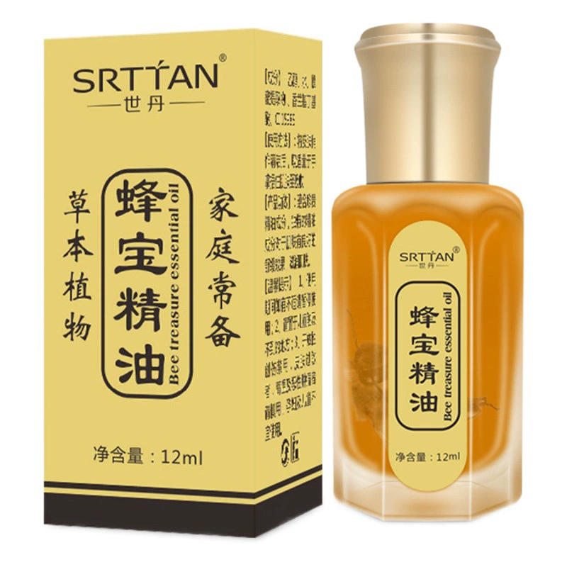 Эфирное масло Shidan Bee Treasure с уход за телом пчелы, нагревательное эфирное масло, массаж, массаж, пальма, прижигание, эфирное масло, доставка Kuaishou