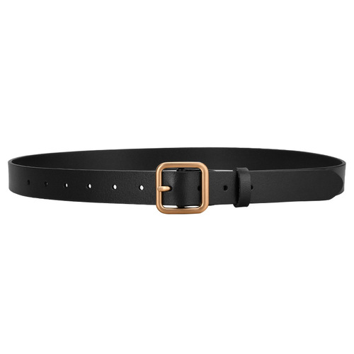 New style cowhide belt women's pin buckle genuine leather casual versatile retro belt women's Japanese buckle jeans belt