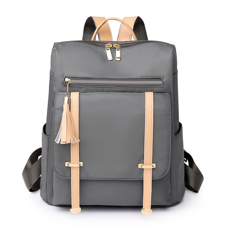 2023 nueva mochila de nailon para mujer coreana, mochila de viaje al aire libre de gran capacidad de moda, mochila escolar al por mayor