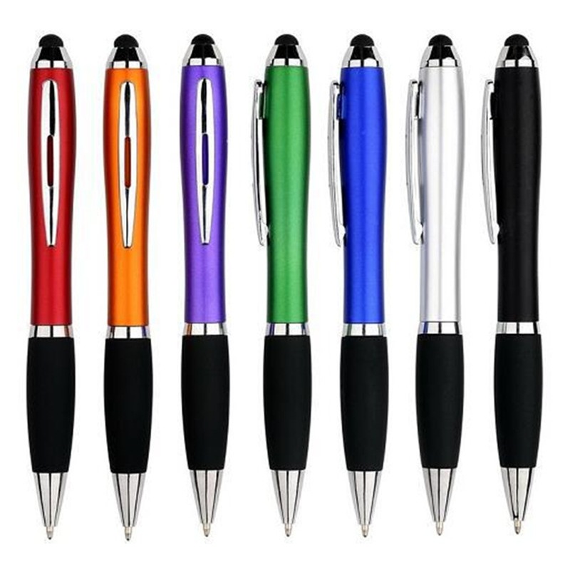 Publicidad de pantalla táctil bolígrafo transfronterizo explosivo 2 - en - 1 bolígrafo Capacitor bolígrafo impreso logo PENS