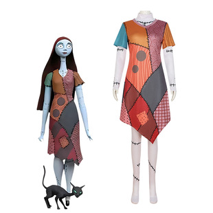 Christmas Night Cry cos Suit Sally Kellington cosplay Anime Costume Stage Performance Suit Halloween