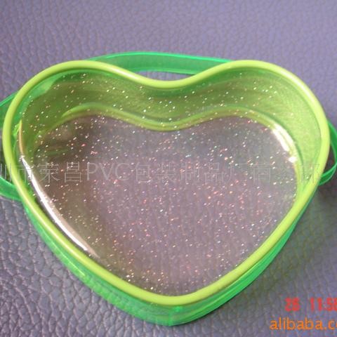 定 做便携式化妆品包定 做圆形pvc镭射胶骨袋订 制迷你幻彩拉链包