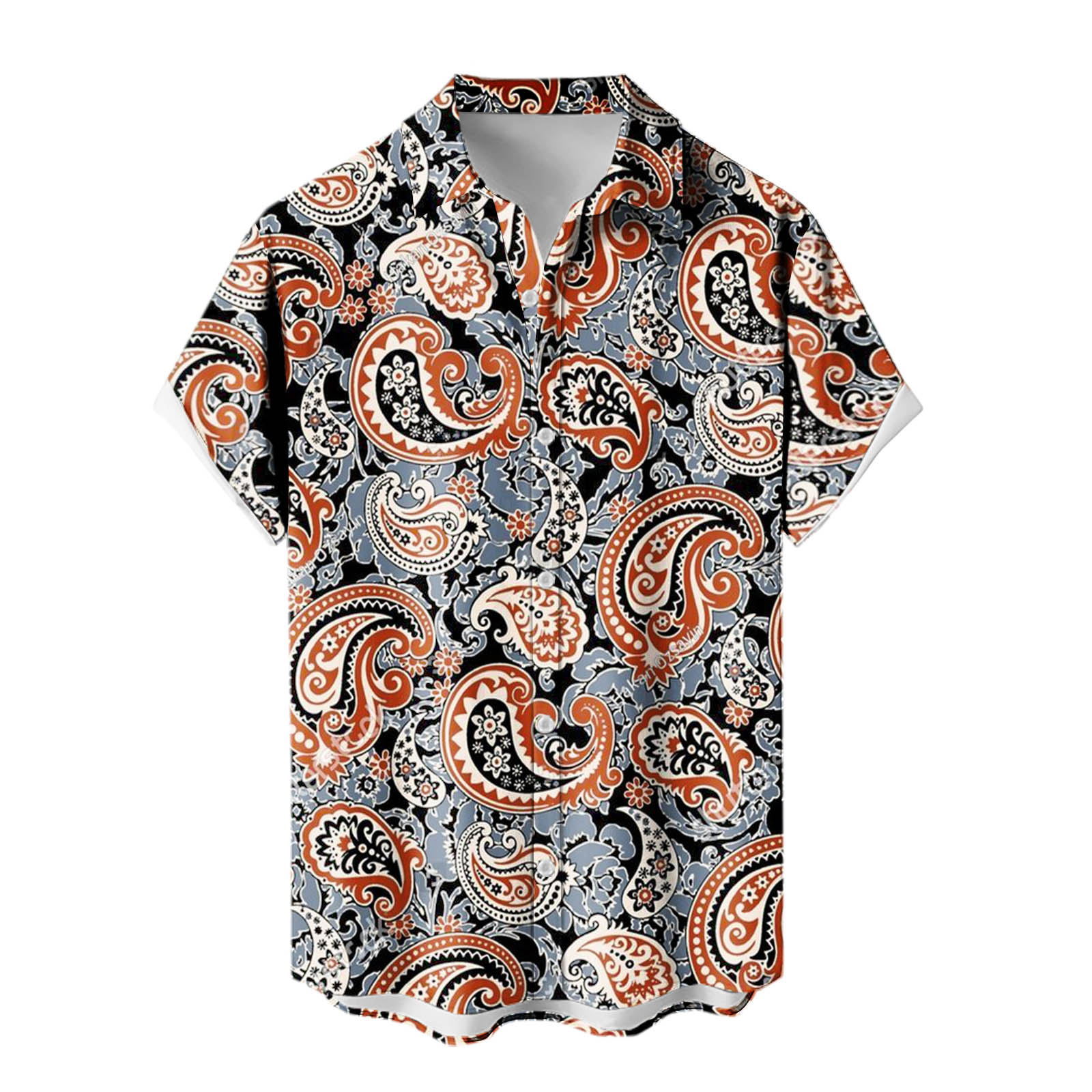 2024 venta caliente para hombres nueva camisa de manga corta Hawaii Holiday Series Camisa casual de todo fósforo con estampado 3D para hombres