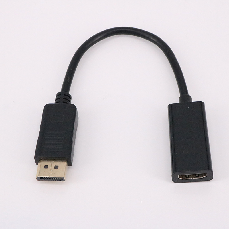DisplayPort to HDMI adapter with small case DisplayPort to HDMI high-definition cable