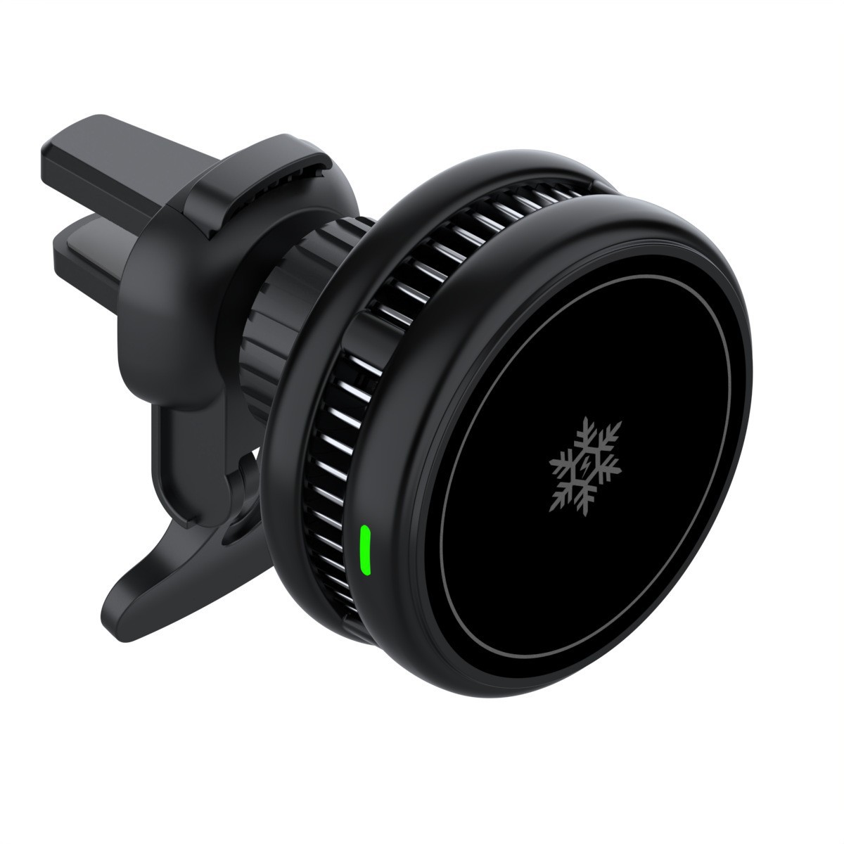 Cross-Border Magnetic Qi2 25W Car Wireless Charger with Cooling Fan and Fast Wireless Charging for Mobile Phones
