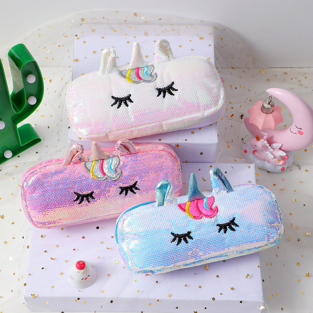 Licorne Paillette Apprentissage Mignon Trousse display picture 2