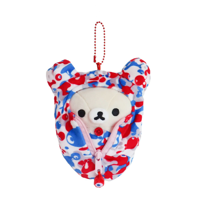 集合リラックマ女熊20周年東京駅景品店長食いしん坊熊野球チームぬいぐるみストラップ