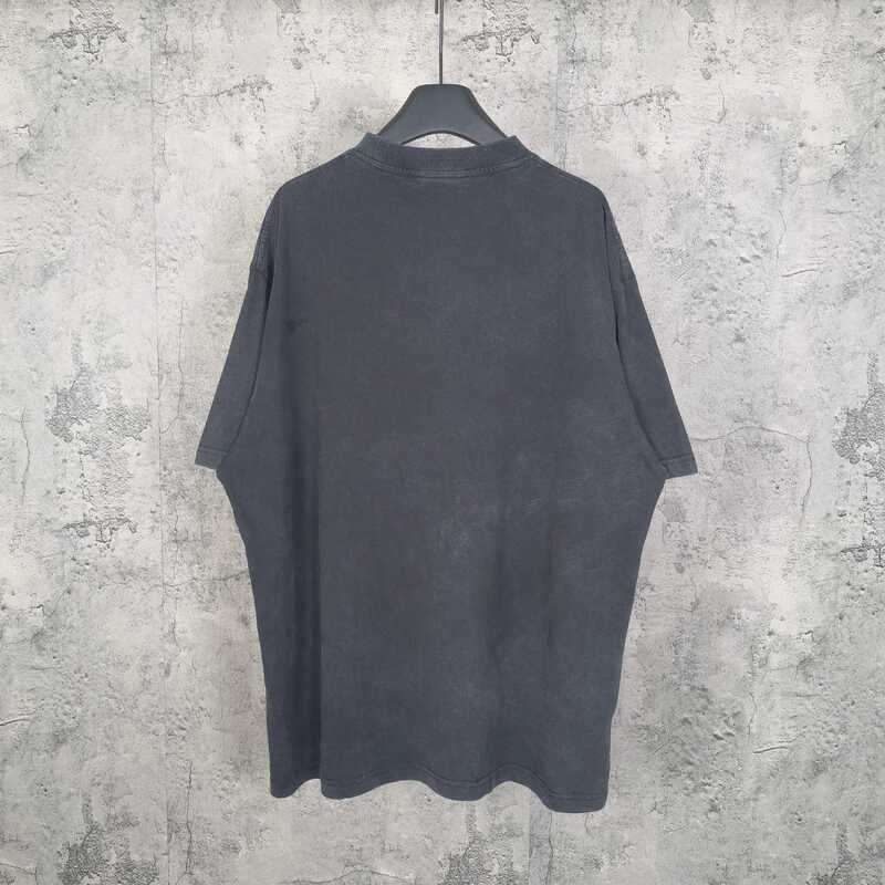 Ceiling Poisoner オリジナル パリ B エンジェルシティ ロサンゼルス 夜景 直噴プリント ラウンドネック 半袖 Tシャツ|undefined
