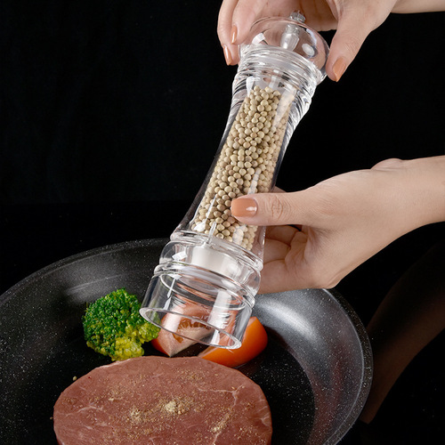 Acrylic ceramic kitchen grinder, pepper spice grinding bottle, condiment bottle, grinding bottle, kitchen gadgets