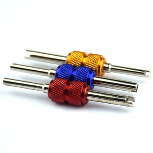 Aluminum alloy color car air conditioning valve core wrench tire valve core removal screwdriver air core deflation