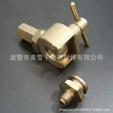 旋转式平扣式黄油枪头十字挂针油嘴架船用油嘴