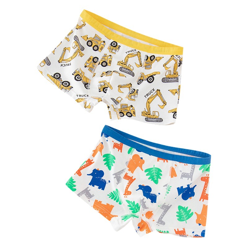 [wholesale customization] boys' underwear class a cotton children's cuhk shorts teenagers boxer four corners wholesale