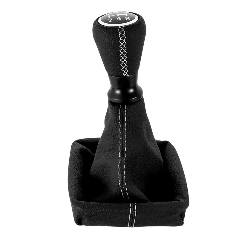 Suitable for Peugeot 206 Leather-Wrapped Handball Shift Dust Cover Gear Lever Handball Square Bottom Dust Cover Integrated