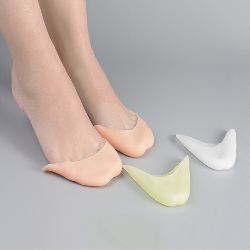 Dance forefoot pain cover toe protective cover toe silicone protection toe care forefoot pad high heel half size pad