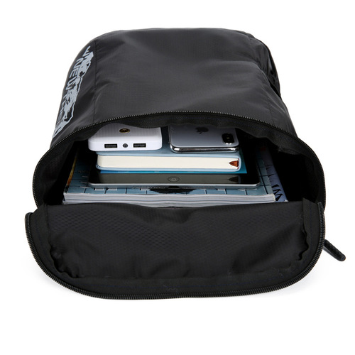 Outdoor folding bag, new storage skin backpack, travel bag, waterproof, men's and women's logo printed ultra-light sports bag