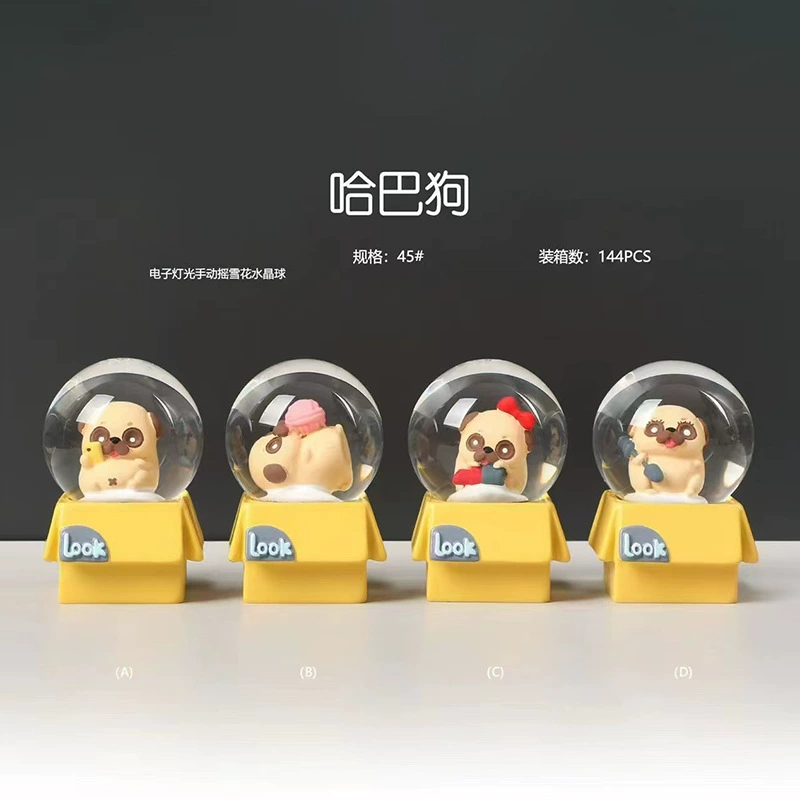 Милый светящийся шарик с изображением мопса, креативный мультяшный подарок, производитель, прямые продажи, новые модные игрушки, украшения, оптовая продажа