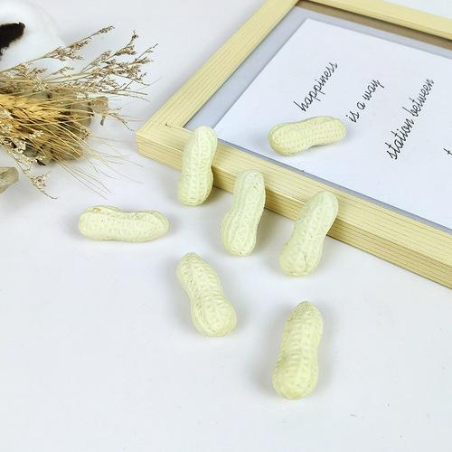 Creative vegetable eraser injection molded cartoon eraser 3d peanut shaped eraser wholesale student stationery prizes