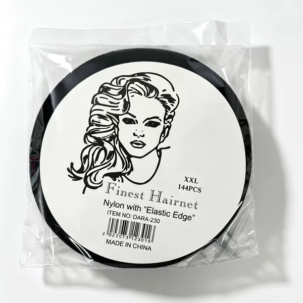 24-inch 144PCS disc-packed ultra-fine invisible hair net, wig hair net, professional dance hair net