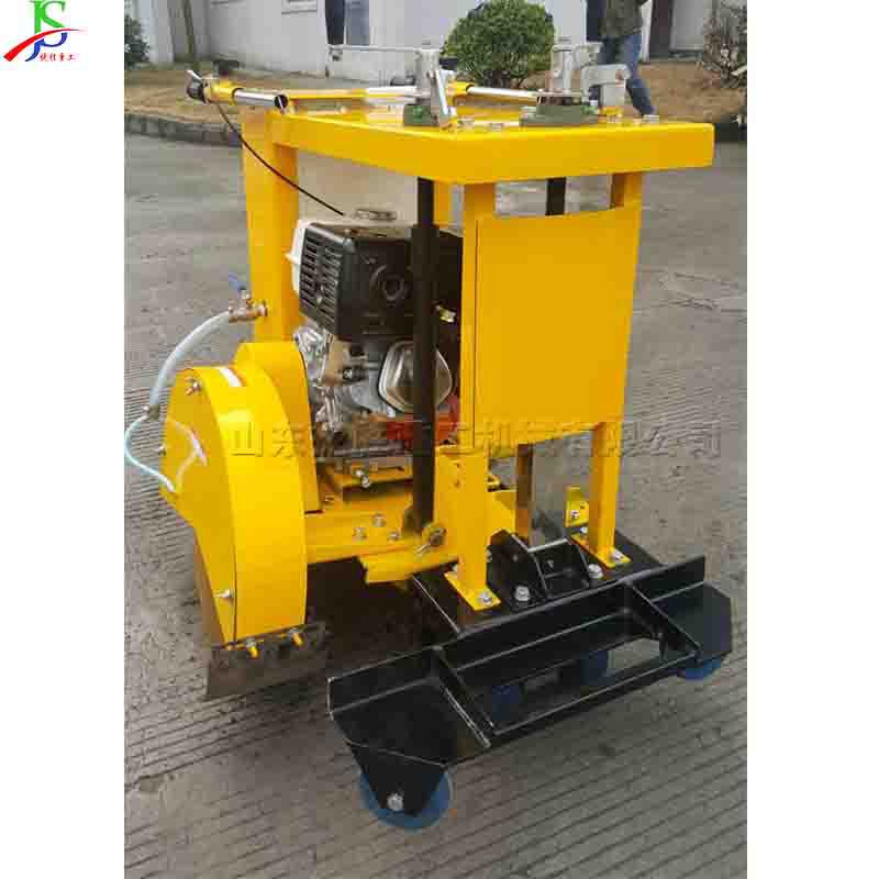 máquina de corte de ranura circunferencial de carreteras de tipo manual para equipos de corte circular y máquina de corte de costura para tratar cubierta de pozo dañada