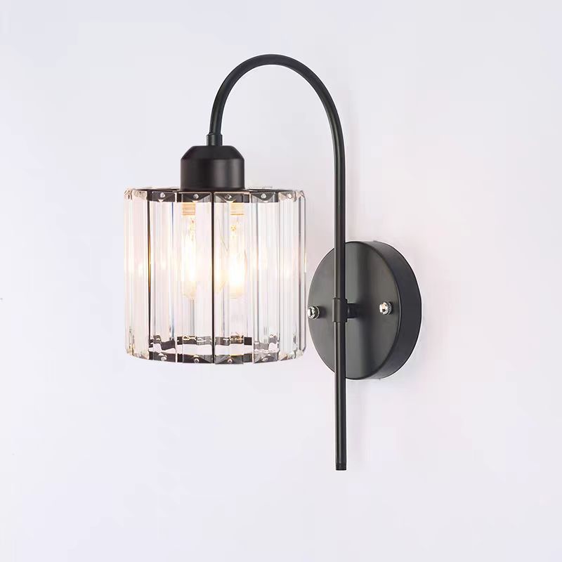 Lámpara de pared de cristal de suministro transfronterizo lámpara de pared decorativa moderna de estilo europeo lámpara de pared creativa sala de estar escalera pasillo lámpara