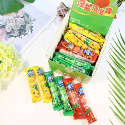 20g Pretty Rabbit Burst Filled Bubble Gum 8090s Post Classic Nostalgic Snack Childhood Watermelon Chewing Candy