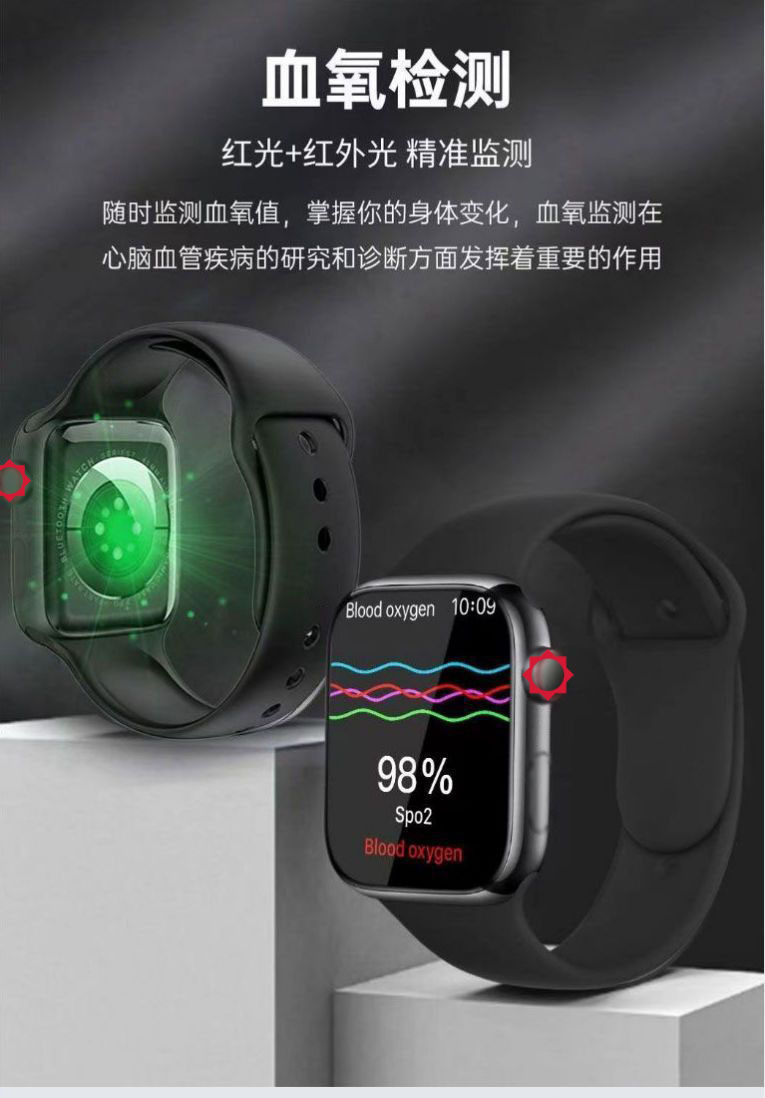 New high-precision real-time monitoring non-invasive blood sugar, blood pressure, heart rate and uric acid Huaqiangbei smart bracelet one-stop delivery undefined