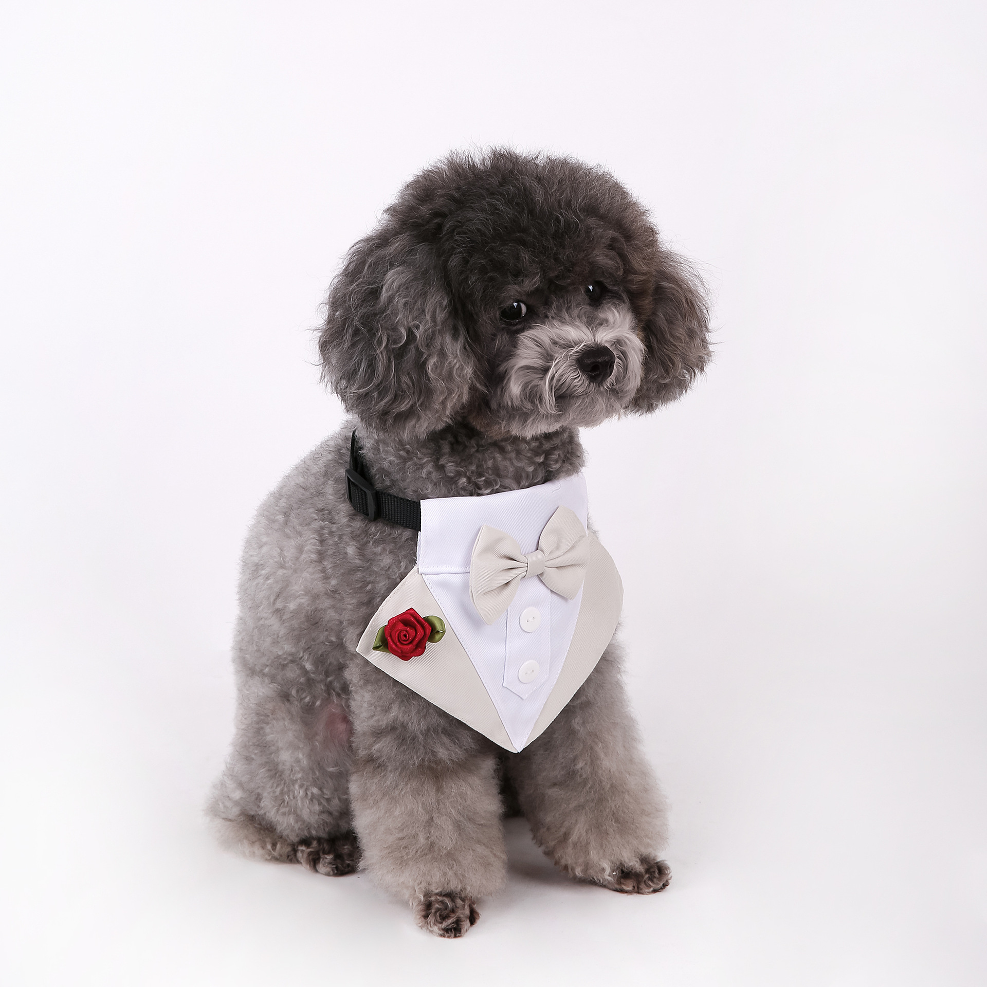 Navidad Año Nuevo transfronterizo nuevo estilo británico trajes de boda toallas de boda toallas de triángulo bufandas para mascotas