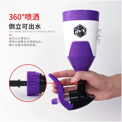 Car cleaning tools Acid-Alkali Resistant Spray Bottle - 650ml-spray-bottle-360-degree-inverted-nozzle-color-will-be-chosen-at-random-color-requests-can-be-noted