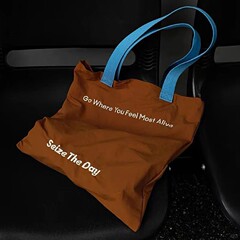 キャンバスバッグカスタムロゴコットンハンドバッグ学生百合シンプルなジッパー刺繍高级感シングルショルダーバッグ