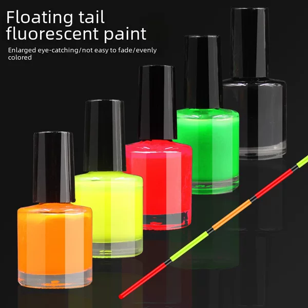 Special Float Tail Paint Fluorescent Enlarged Paint Fish Float Repair Paint Fluorescent Paint Float Fishing Supplies