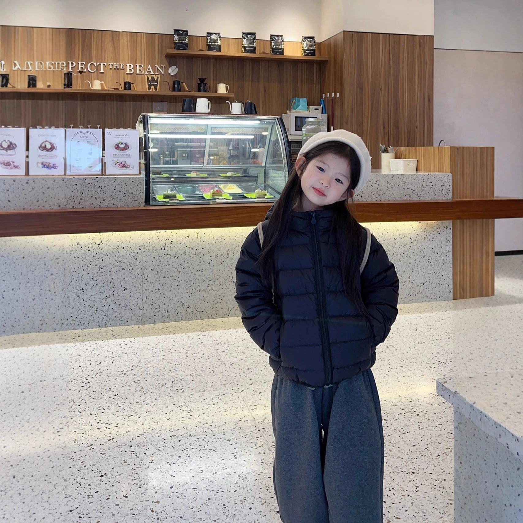 170 ярдов маленький гусь 24 года детская одежда для детей тонкий пуховик для мальчиков и девочек сплошной цвет с капюшоном