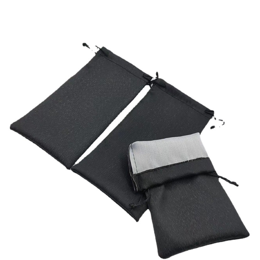 Bolsa de gafas, gypsophila roja negra, bolsa de polvo de pelo rápido, bolsa de gafas de sol con cordón, bolsa de gafas de sol, bolsa de ojos